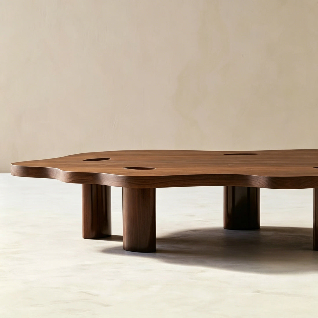 Puwabi LA713 Organic Wood Coffee Table | Hospitality Furniture MOQ 30