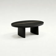 Puwabi LA720 Architectural Black & Gold Marble Coffee Table | Contract Furniture MOQ 30