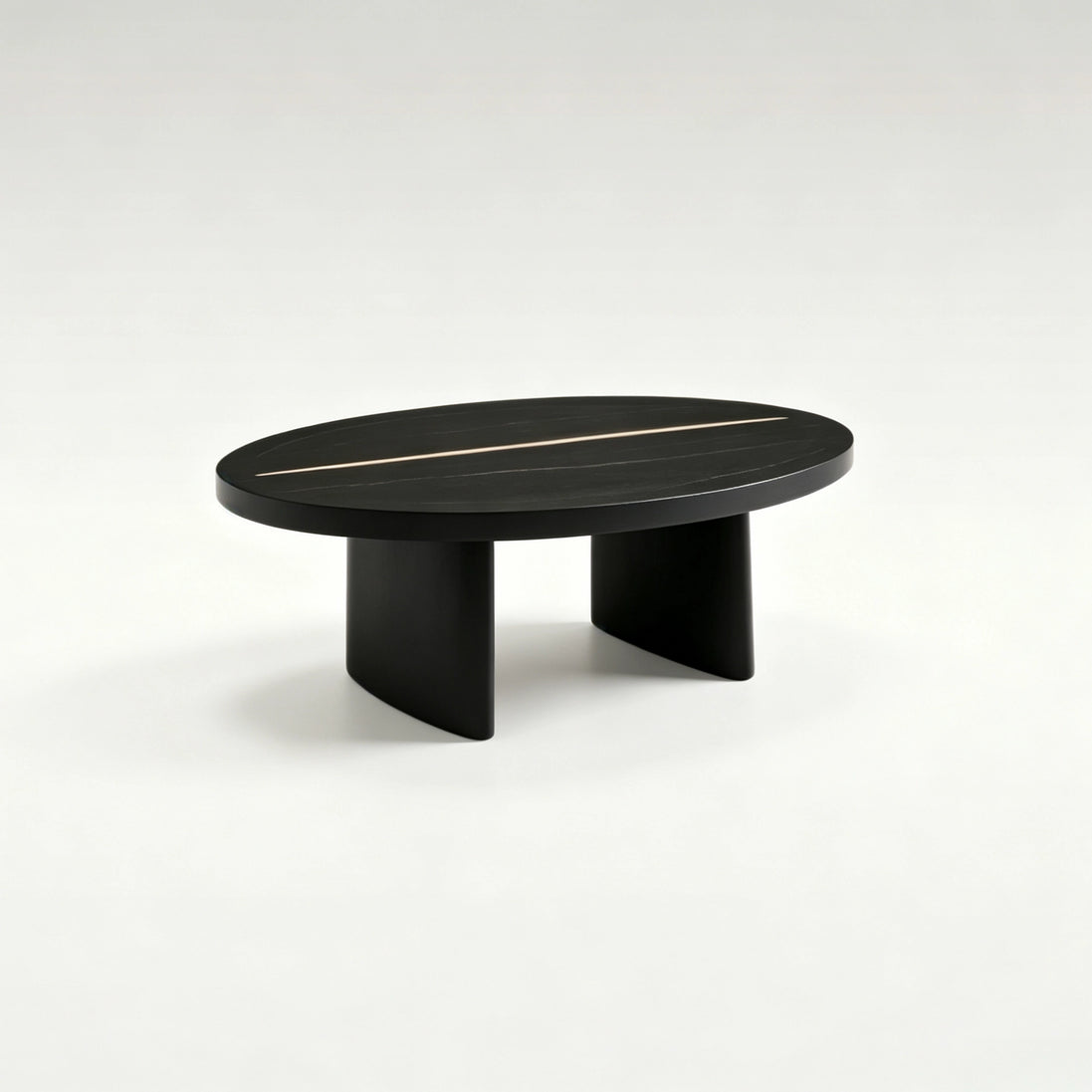 Puwabi LA720 Architectural Black & Gold Marble Coffee Table | Contract Furniture MOQ 30