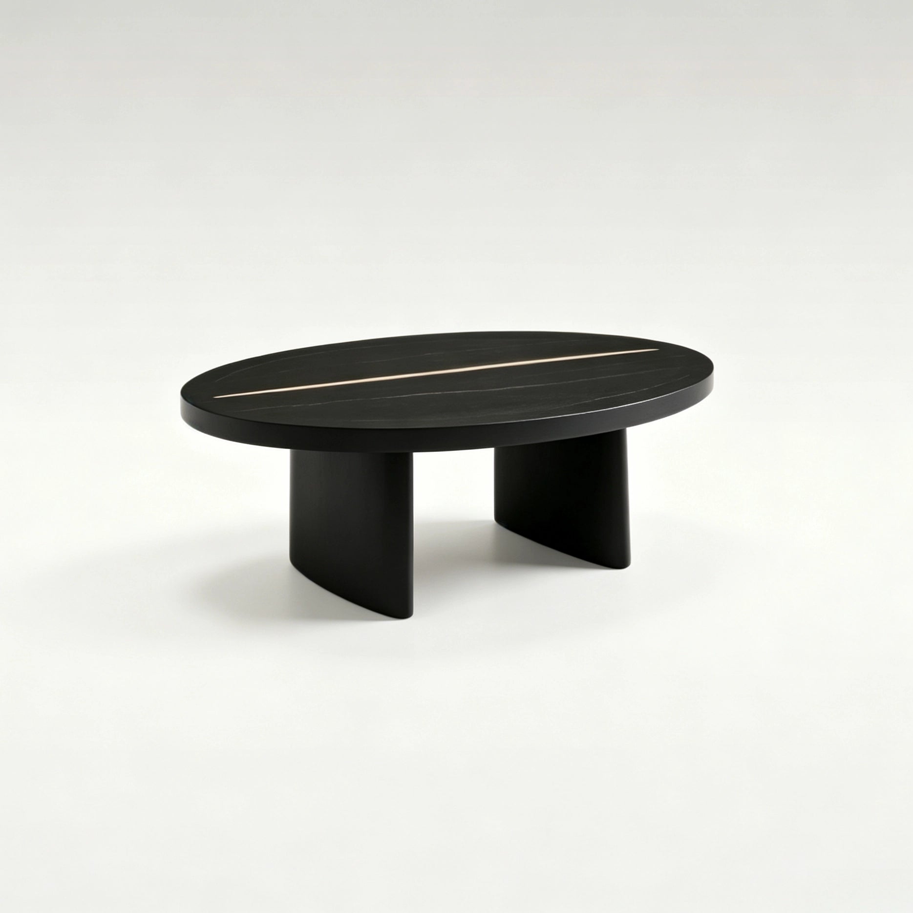 Puwabi LA720 Architectural Black & Gold Marble Coffee Table | Contract Furniture MOQ 30