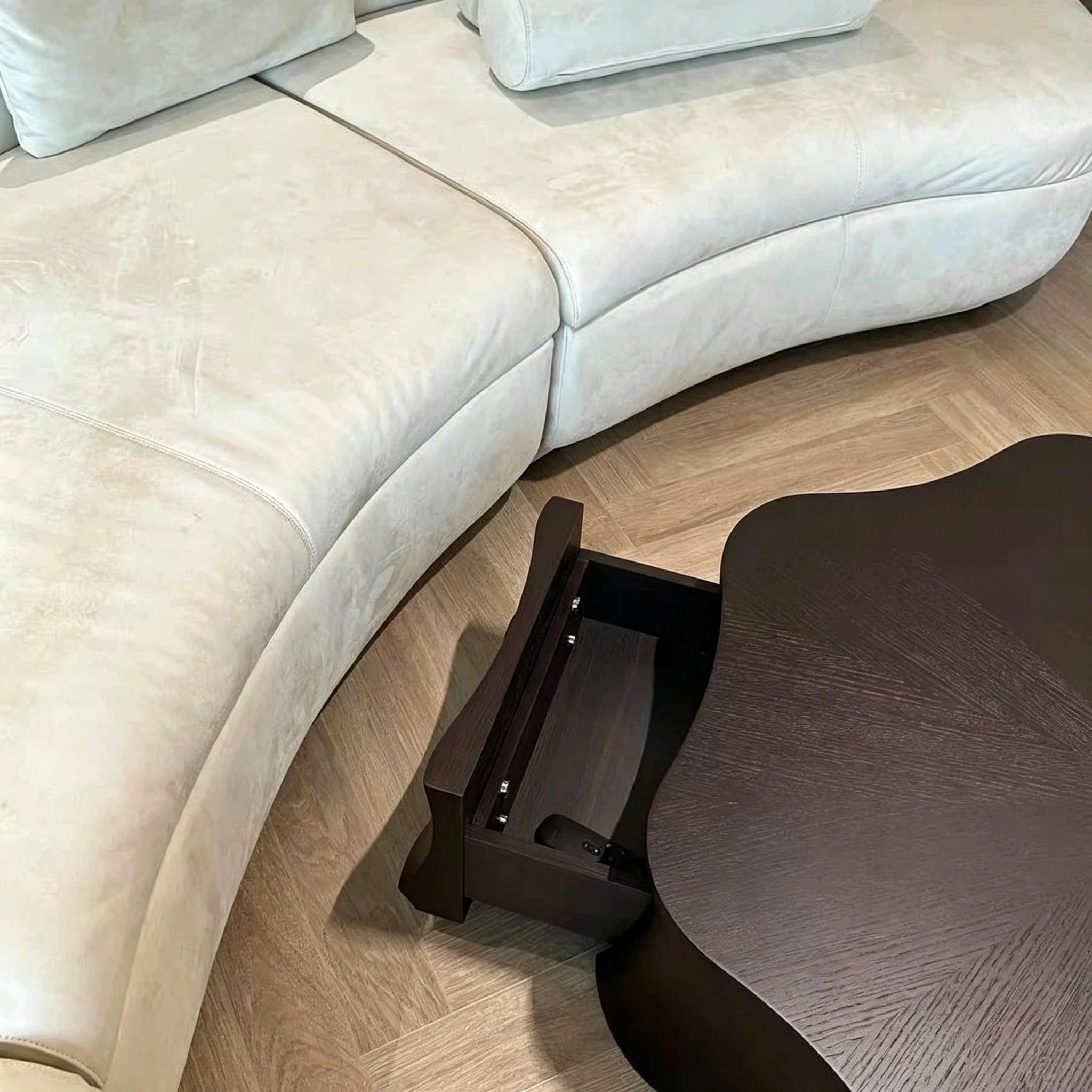 Puwabi LA737 Water Lily Black Oak Coffee Table | Hospitality Furniture MOQ 30