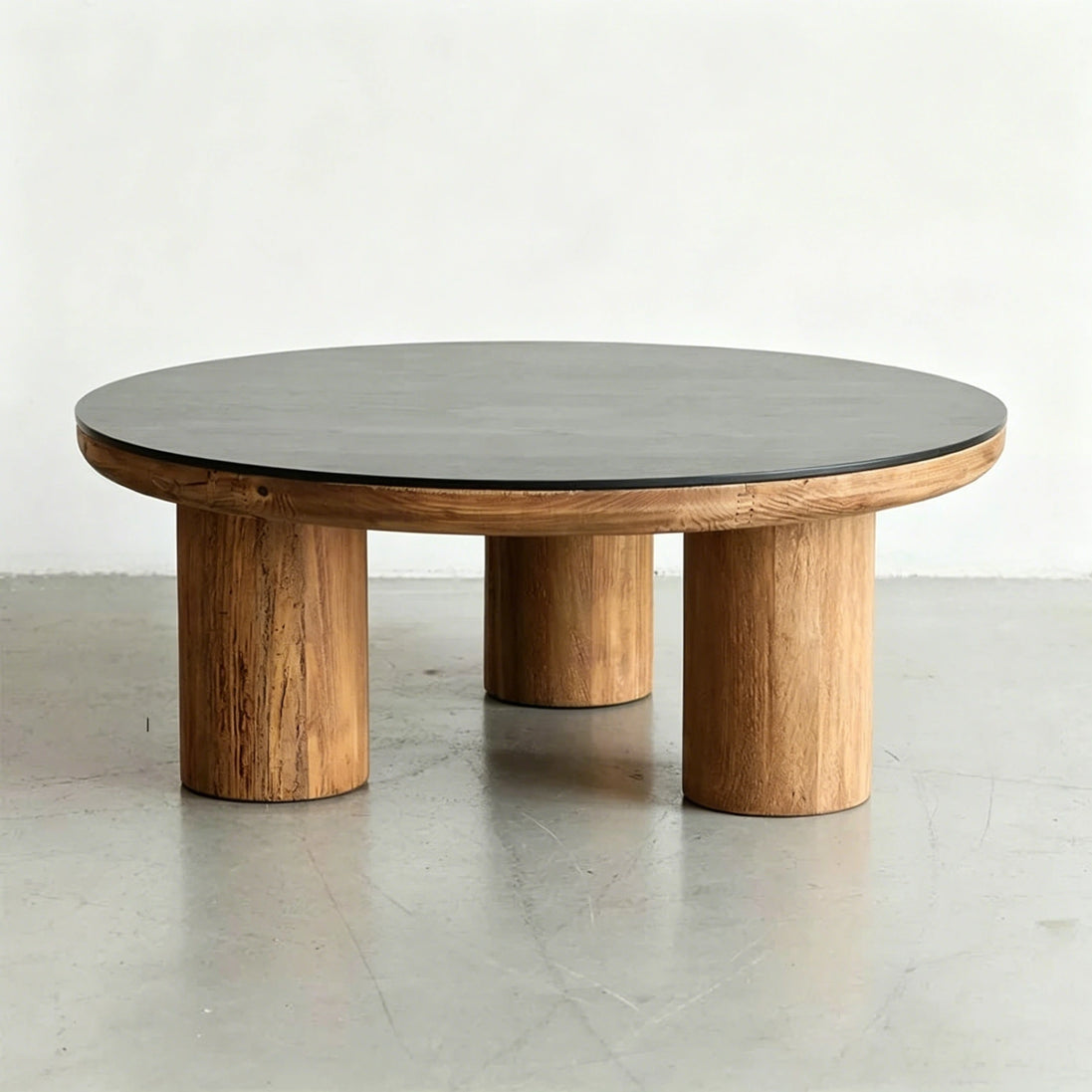 Puwabi LA738 Distressed Two-Tone Wood Coffee Table Set | Hospitality Furniture MOQ 30