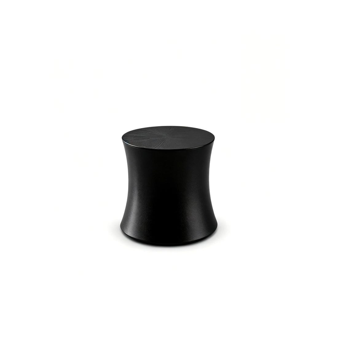 Puwabi LC308 Matte Black Hourglass Side Table | Contract Hospitality Furniture MOQ 30