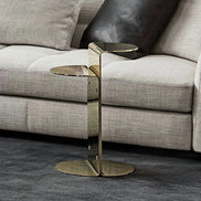 Puwabi LC341 Polished Stainless Steel Folded Side Table | Contract Hospitality Furniture MOQ 30