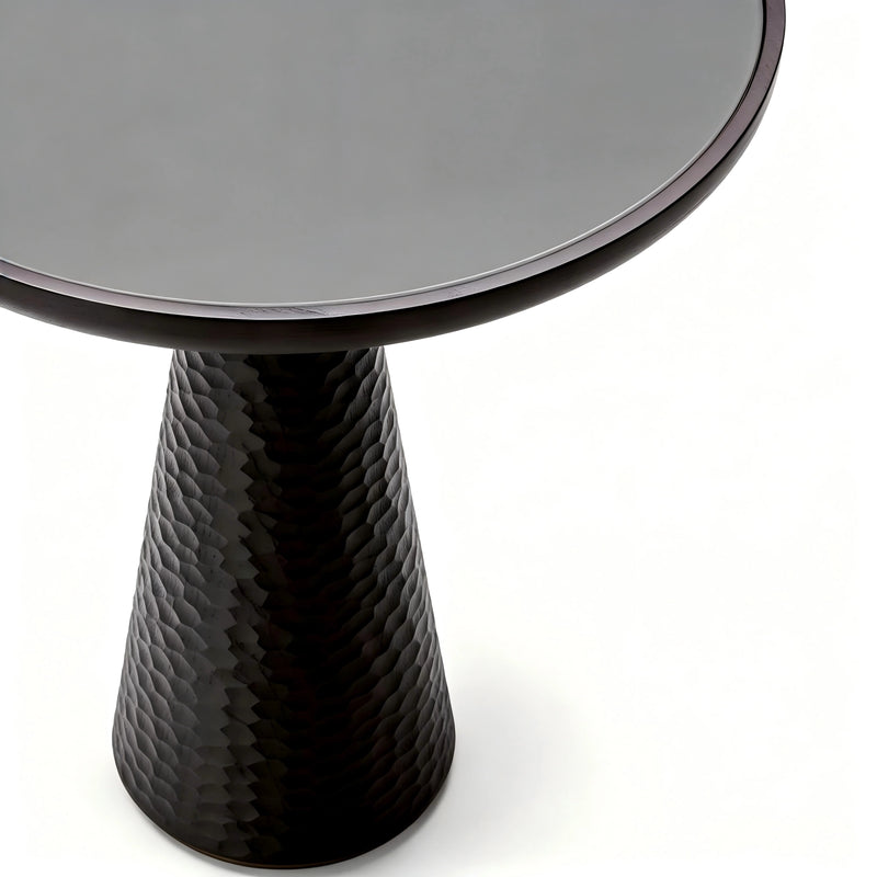 LC354 Minimalist Pedestal Side Table