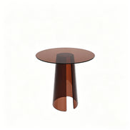 Puwabi LC361 Sculptural Tinted Acrylic Side Table Set | Contract Hospitality Furniture MOQ 30 Sets