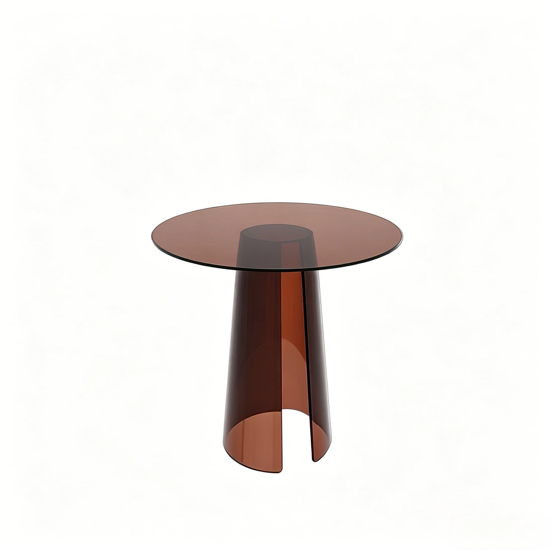 Puwabi LC361 Sculptural Tinted Acrylic Side Table Set | Contract Hospitality Furniture MOQ 30 Sets