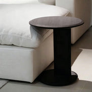 Puwabi LC535B Sculptural Black Ash Side Table | Contract Hospitality Furniture MOQ 30