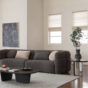 Puwabi LC709 Staggered Stainless Steel & Wood Oval Side Table Set | Contract Furniture MOQ 30