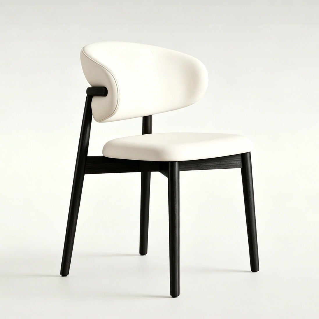 Puwabi SM119 Floating Back Solid Ash Wood Dining Chair | Contract Furniture MOQ 50