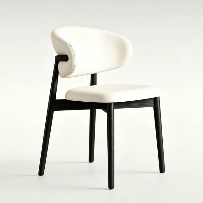 Puwabi SM119 Floating Back Solid Ash Wood Dining Chair | Contract Furniture MOQ 50