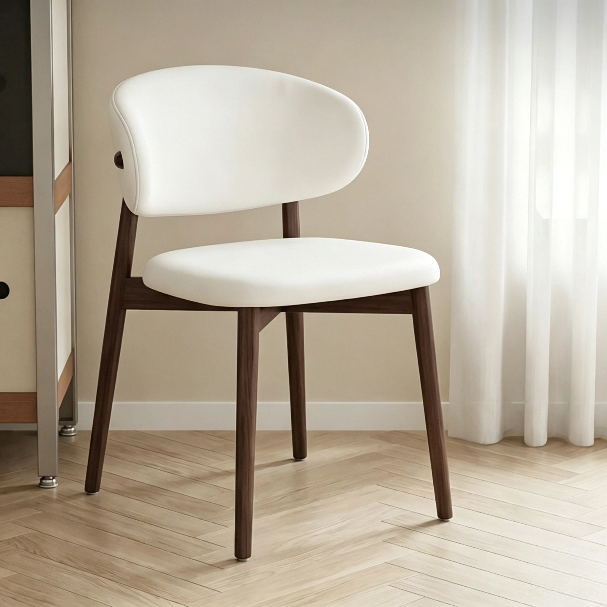 Puwabi SM119 Floating Back Solid Ash Wood Dining Chair | Contract Furniture MOQ 50