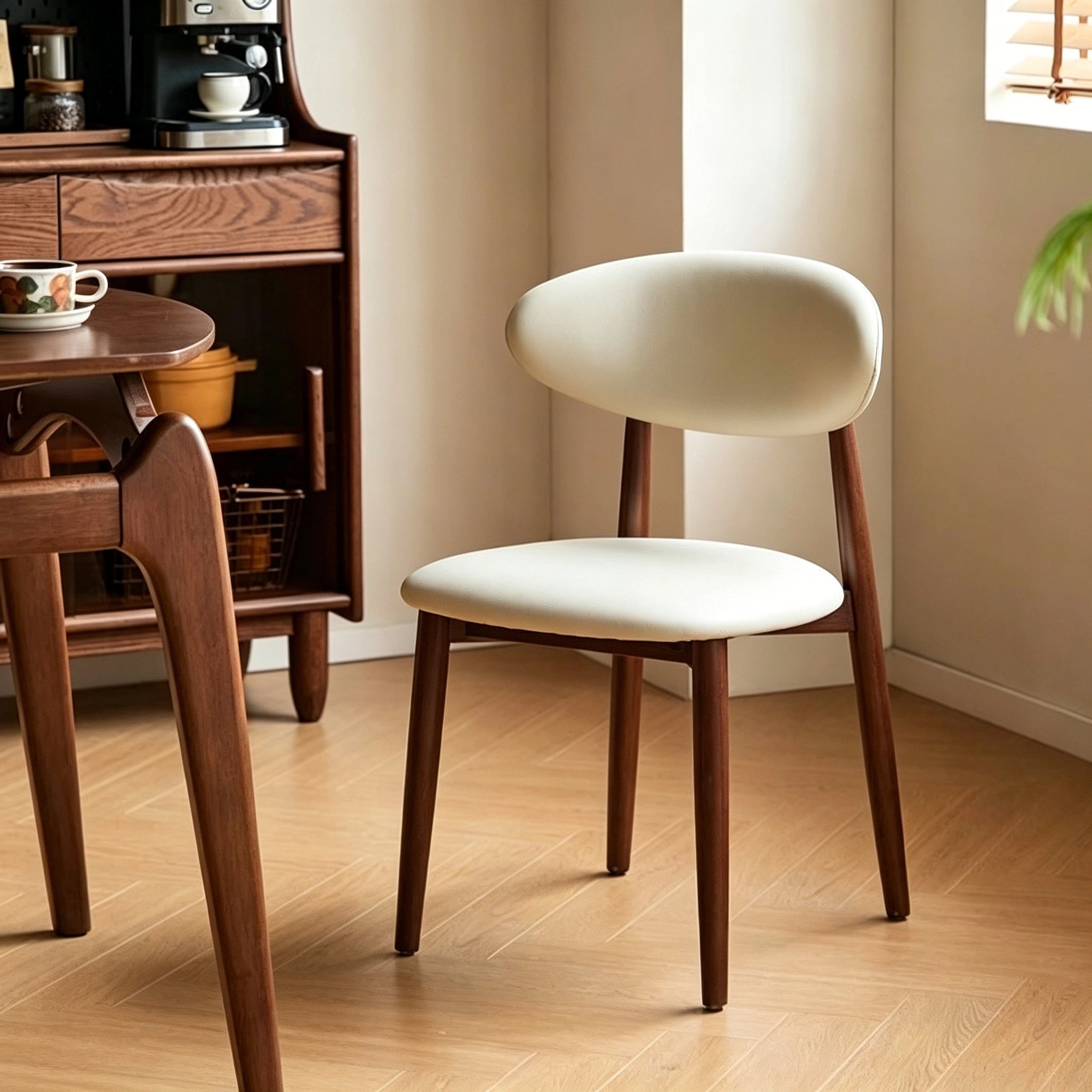 Puwabi SM119 Floating Back Solid Ash Wood Dining Chair | Contract Furniture MOQ 50
