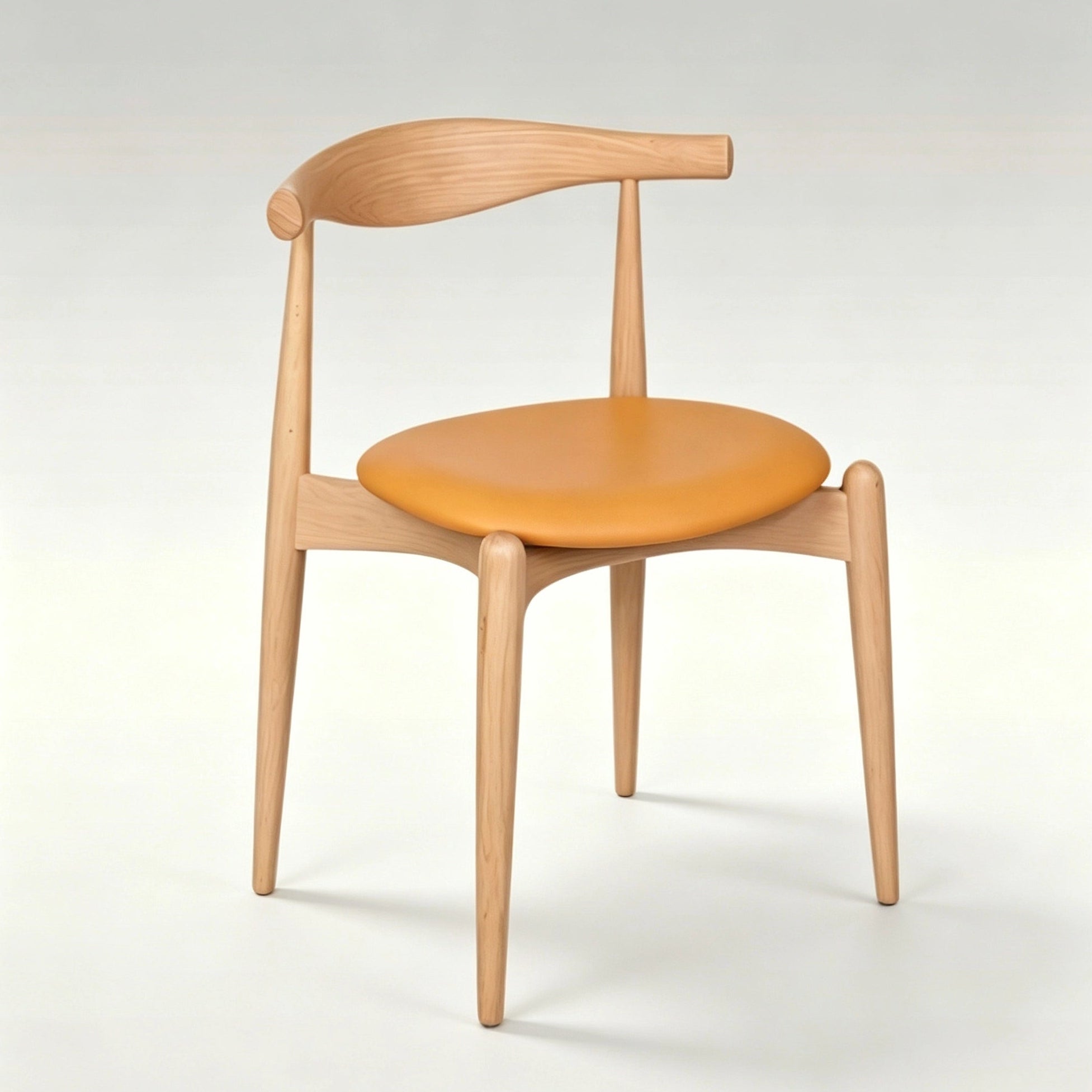 Puwabi SM385 Curved Back Solid Ash Dining Chair | Contract Furniture MOQ 50