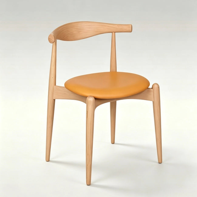 Puwabi SM385 Curved Back Solid Ash Dining Chair | Contract Furniture MOQ 50