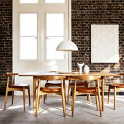 Puwabi SM385 Curved Back Solid Ash Dining Chair | Contract Furniture MOQ 50
