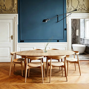 Puwabi SM385 Curved Back Solid Ash Dining Chair | Contract Furniture MOQ 50
