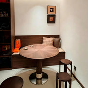Puwabi T720 Round Pedestal Contract Dining Table | Contract MOQ 2