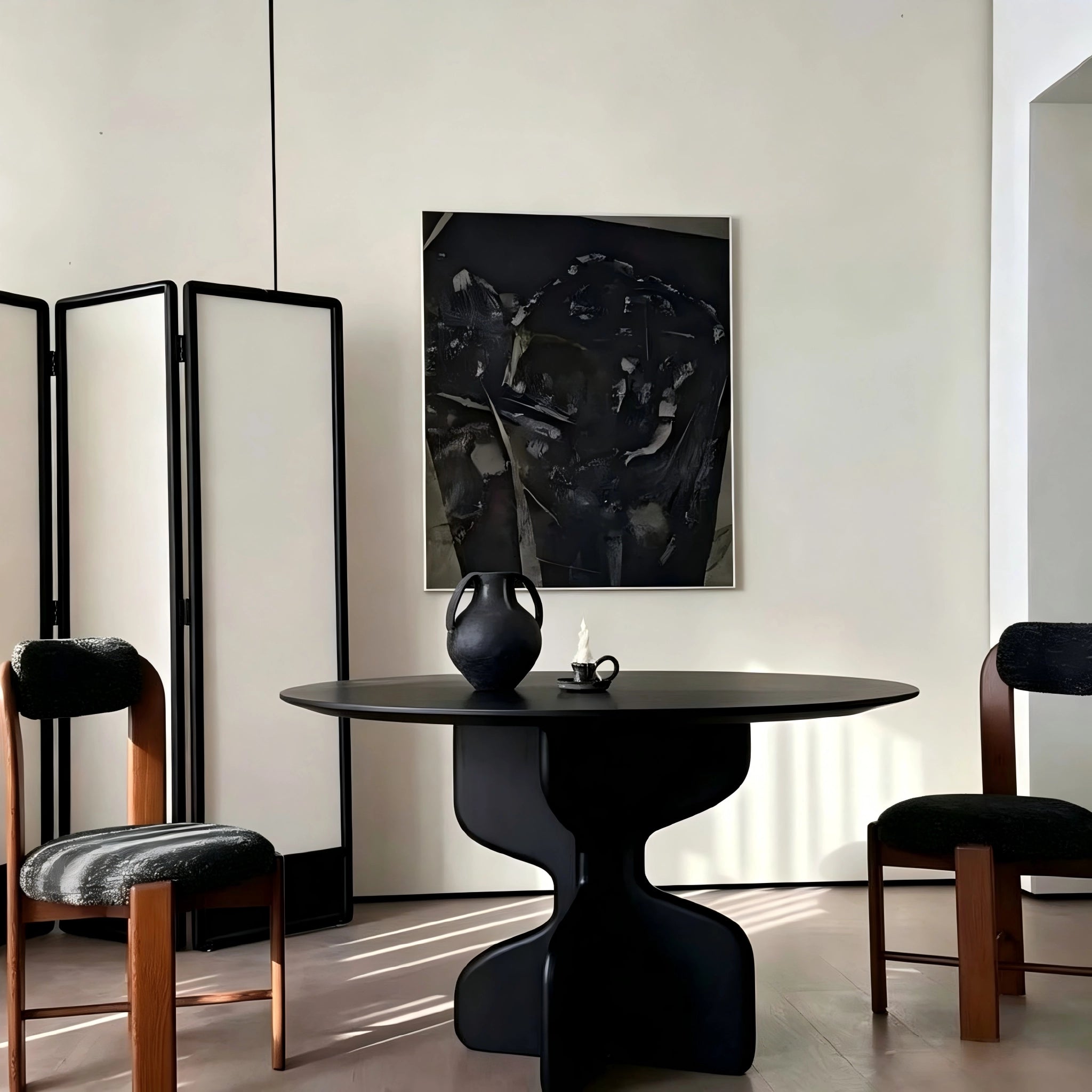 Puwabi T739 Round Cross-Base Contract Dining Table | Contract MOQ 2