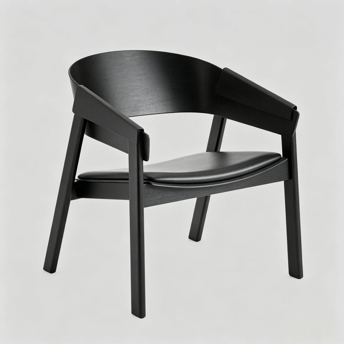 Puwabi X3108 Solid Oak Minimalist Lounge Chair | Contract MOQ 50