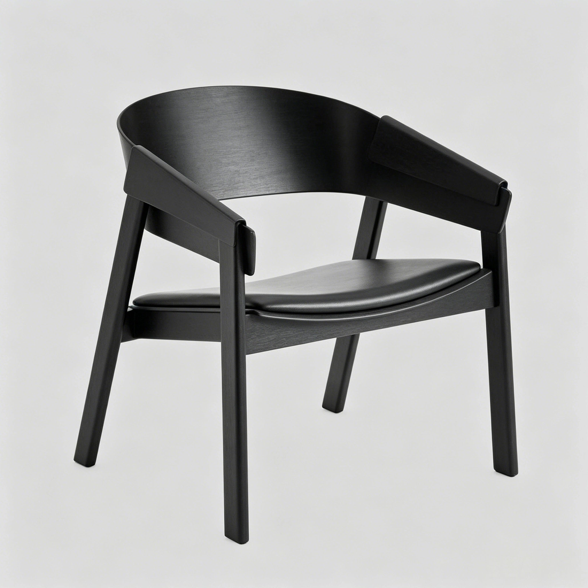 Puwabi X3108 Solid Oak Minimalist Lounge Chair | Contract MOQ 50