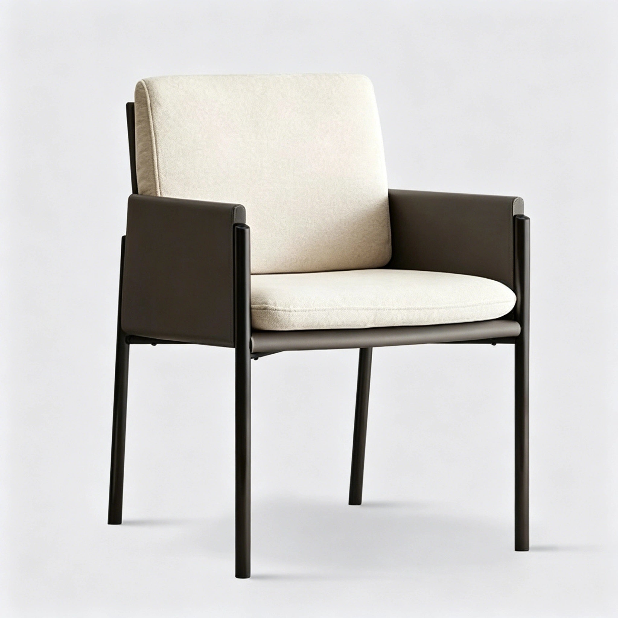 Puwabi X3166 Mixed-Material Stainless Steel Contract Armchair | Contract MOQ 50