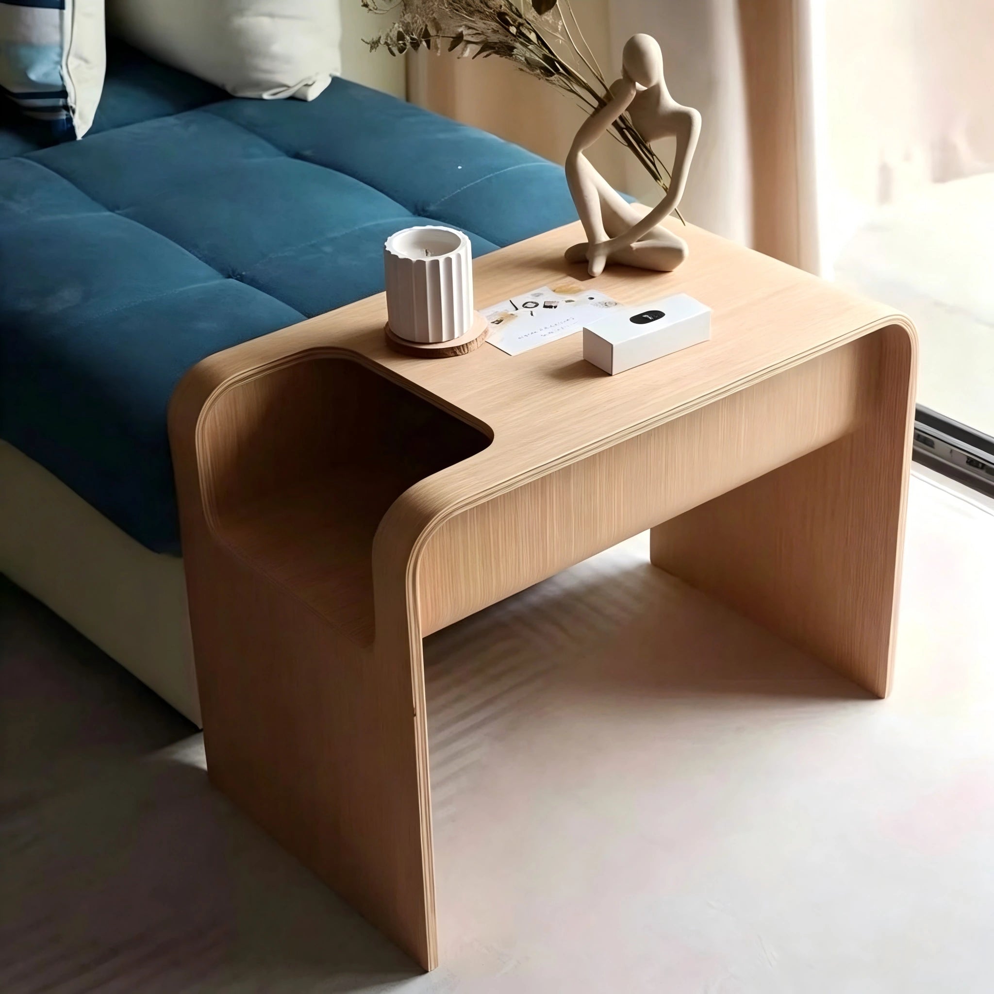 Puwabi X4032 Bentwood Commercial Side Table | Contract Hospitality Furniture MOQ 10