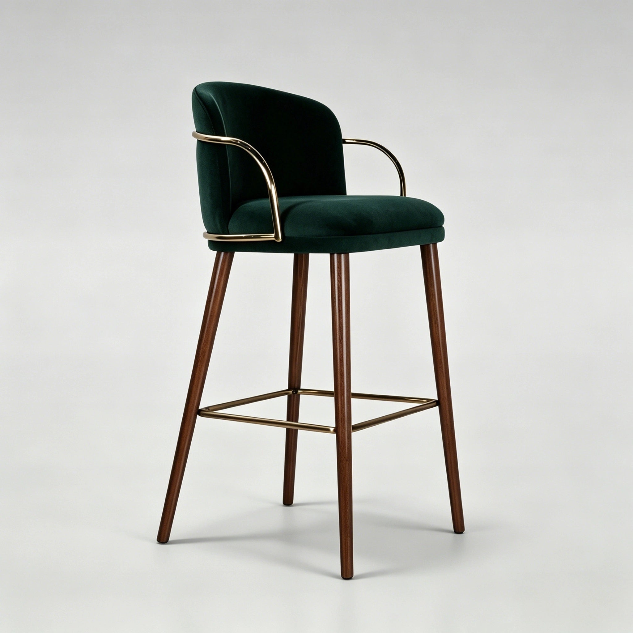 Puwabi X5017 Solid Oak Upholstered Contract Bar Stool | Contract MOQ 50
