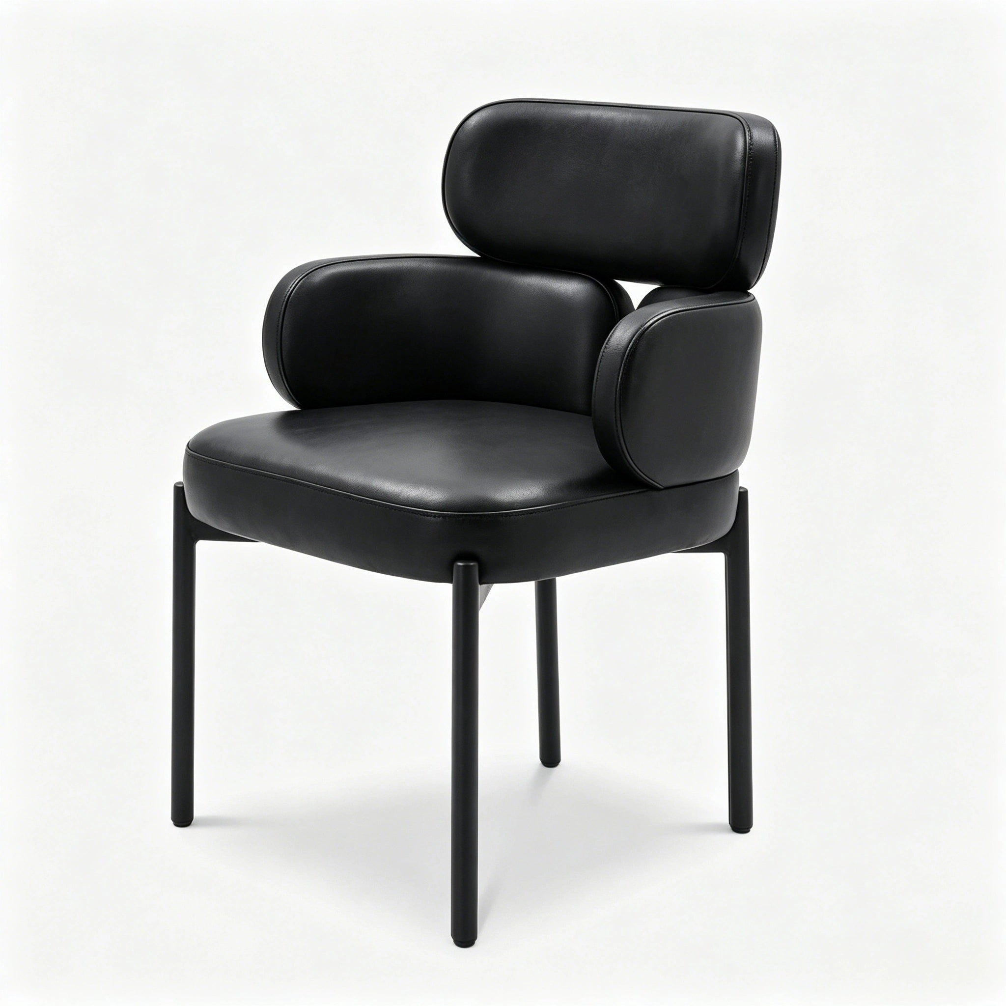 Puwabi X6124 Segmented Upholstered Metal Contract Dining Armchair | Contract MOQ 50