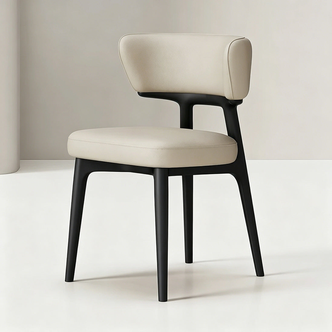 Puwabi X6161 Solid Ash Floating-Back Contract Dining Chair | Contract MOQ 50