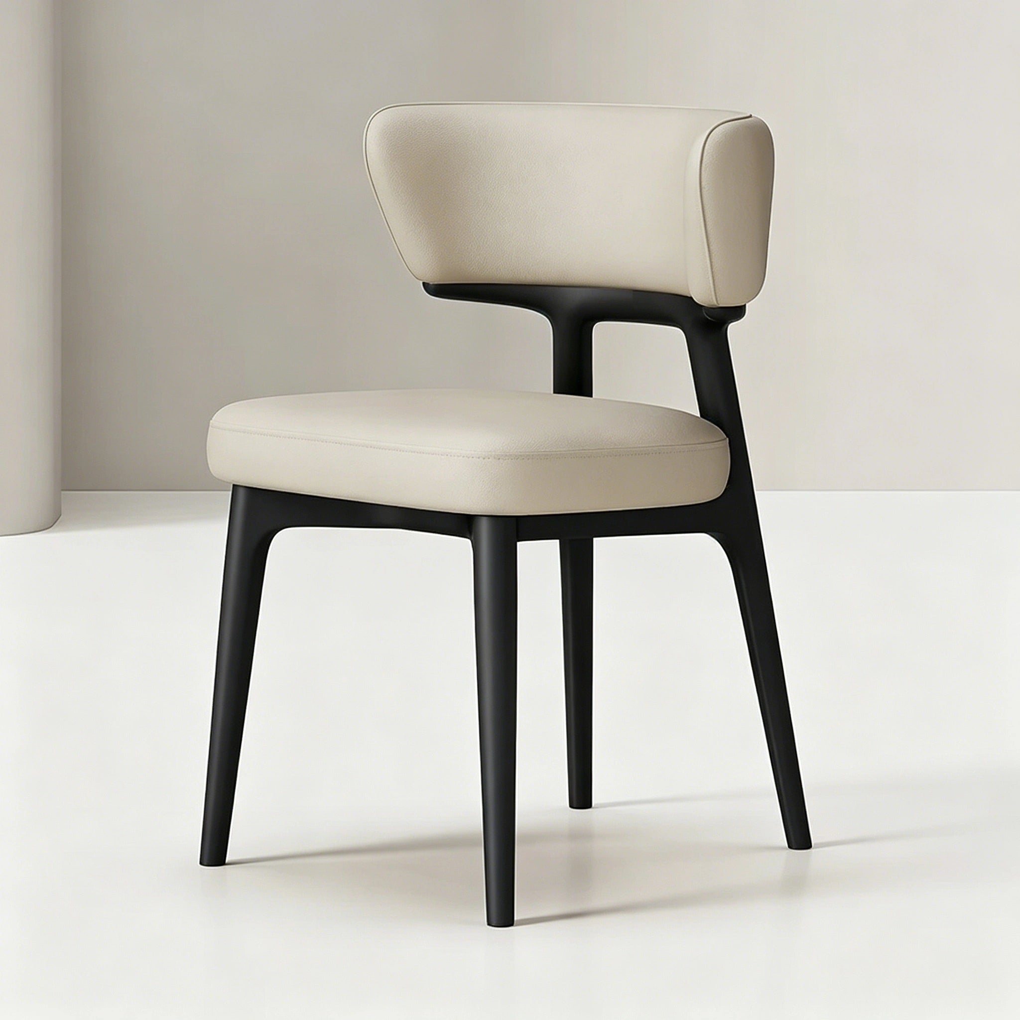 Puwabi X6161 Solid Ash Floating-Back Contract Dining Chair | Contract MOQ 50