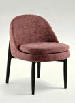Puwabi X6170 ash wood upholstered contract dining chair with padded seat and backrest, modern design, suitable for commercial dining spaces.