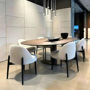 Puwabi X6170 Ash Wood Upholstered Contract Dining Chair | Contract MOQ 50