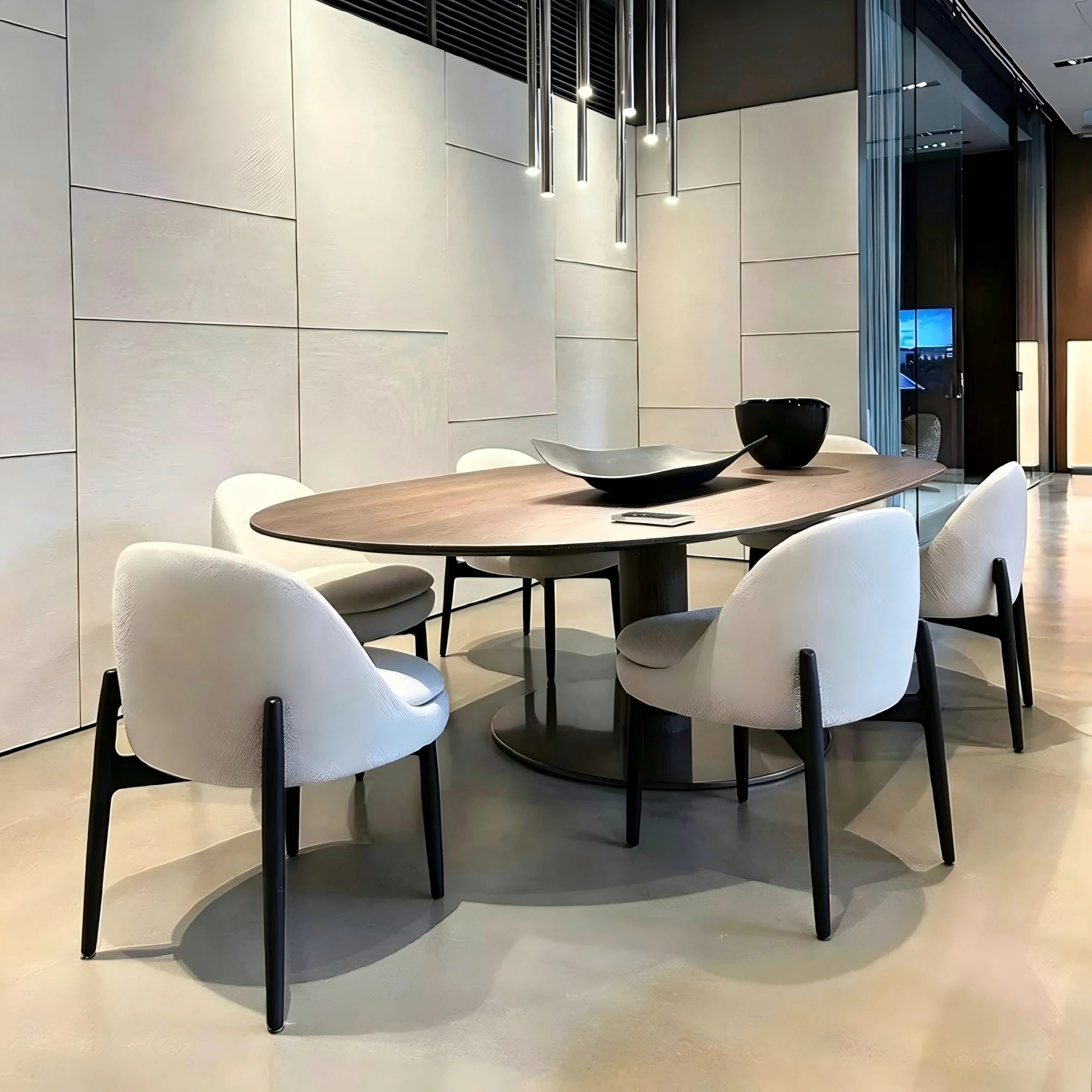 Puwabi X6170 Ash Wood Upholstered Contract Dining Chair | Contract MOQ 50