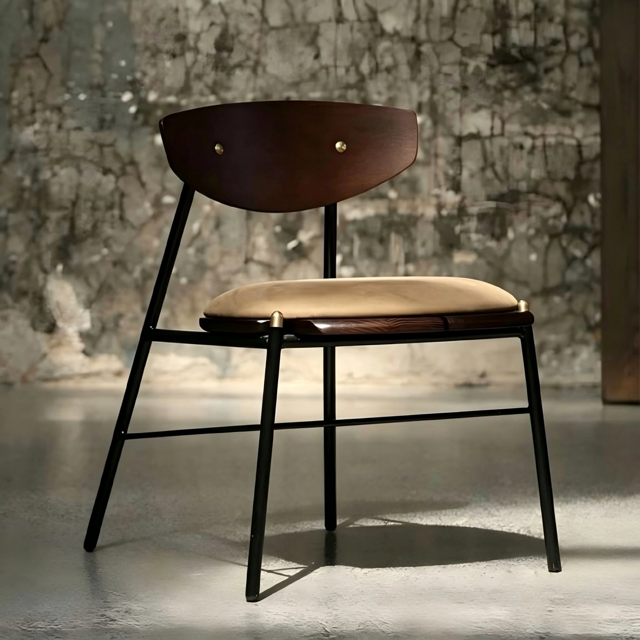 Puwabi X3041 Compass-Leg Contract Dining Chair showing wooden legs and upholstered seat, ideal for commercial dining spaces