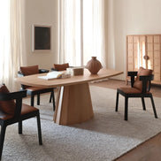 Puwabi T730 Oval Solid Ash Contract Dining Table | Contract MOQ 2