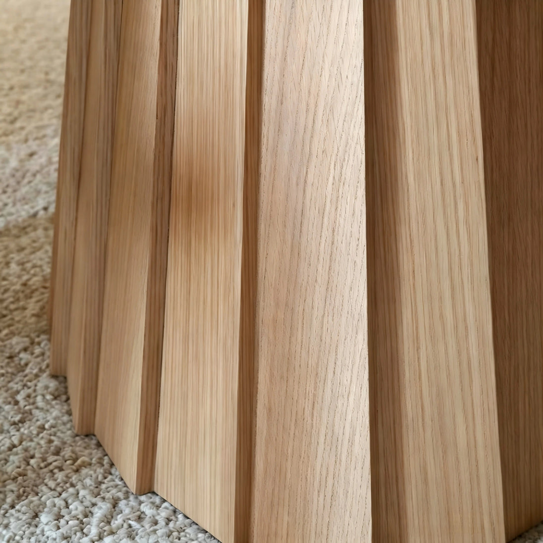 Puwabi T730 Oval Solid Ash Contract Dining Table | Contract MOQ 2
