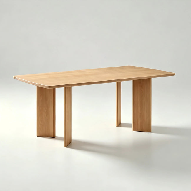 Puwabi T744 Geometric Pedestal Contract Dining Table | Contract MOQ 2