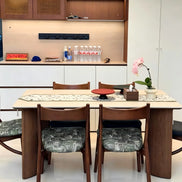 Puwabi T744 Geometric Pedestal Contract Dining Table | Contract MOQ 2