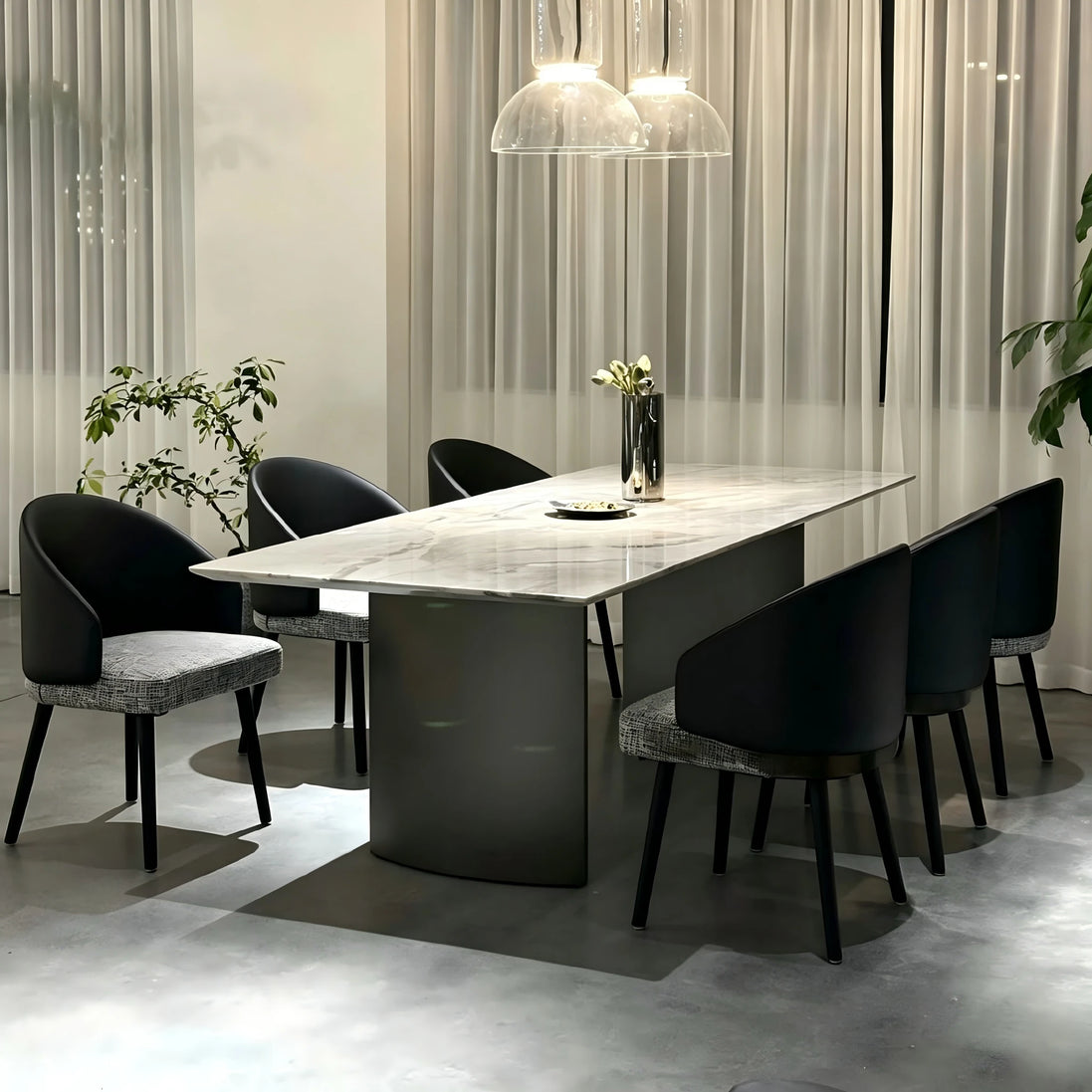 Puwabi X3047 mixed-material barrel dining chair with wooden legs and upholstered seat, modern design for contract dining spaces