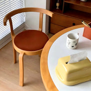 Puwabi X6226 continuous bentwood dining chair with curved backrest and wooden legs, designed for contract dining spaces.