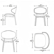 Puwabi X6202 walnut bentwood contract dining chair with curved backrest and wooden legs, designed for commercial dining spaces.