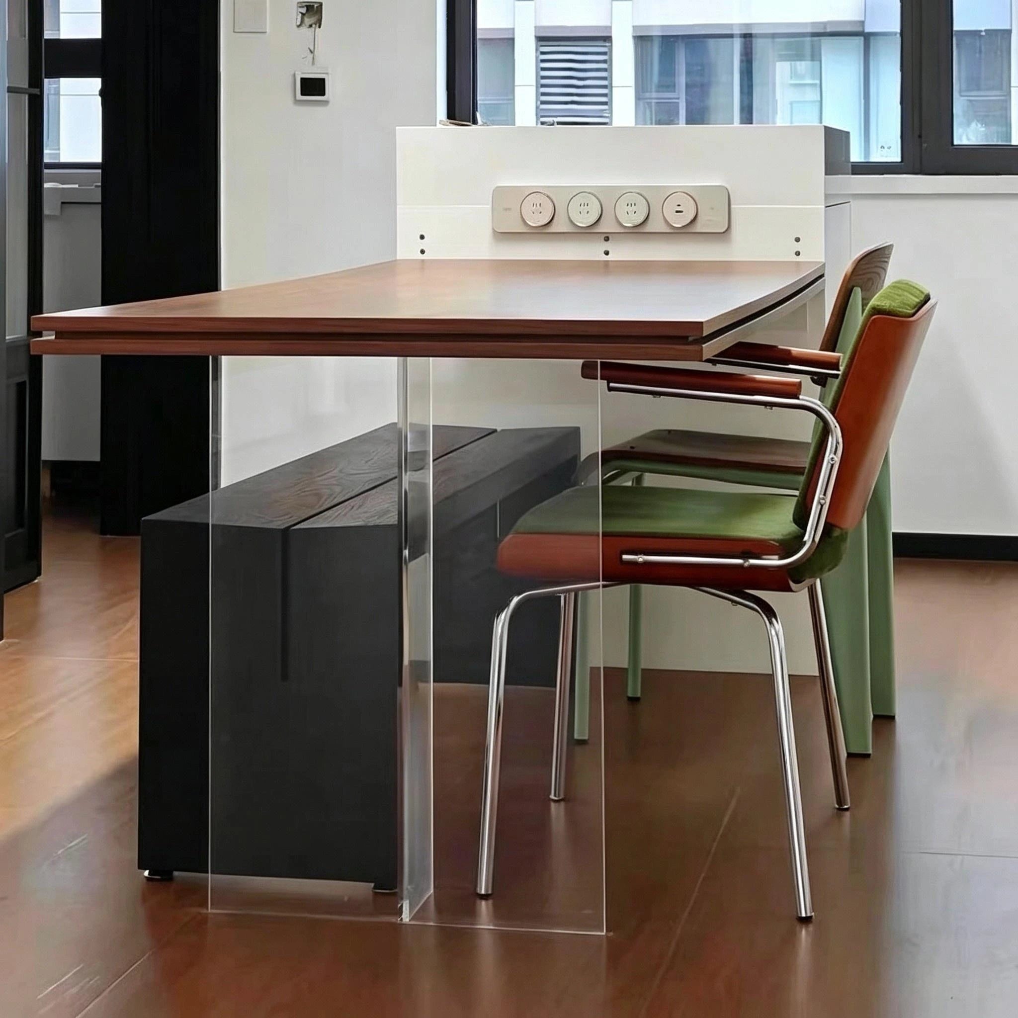 Puwabi X6144 Bauhaus tubular steel contract dining chair with sleek design and sturdy construction, ideal for commercial dining spaces