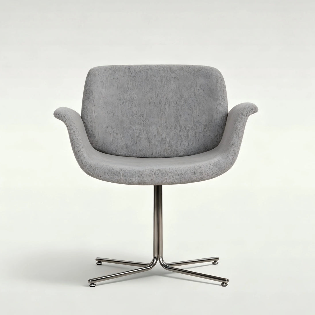 Puwabi X6049 sculptural leisure chair with modern design and smooth curves, made of durable material, ideal for stylish seating.