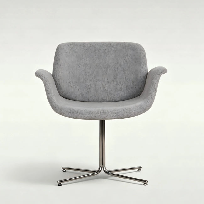 Puwabi X6049 sculptural leisure chair with modern design and smooth curves, made of durable material, ideal for stylish seating.