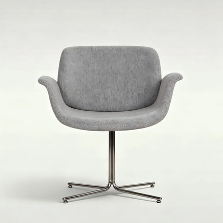 Puwabi X6049 sculptural leisure chair with modern design and smooth curves, made of durable material, ideal for stylish seating.
