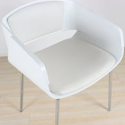 Puwabi X6057 mid-century bentwood dining chair with curved wooden seat and backrest, natural finish, and sleek design.