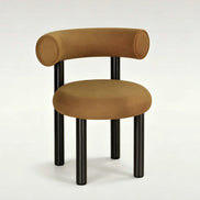 Puwabi X3157 geometric sculptural leisure chair with modern design, featuring a unique angular frame and comfortable seating.