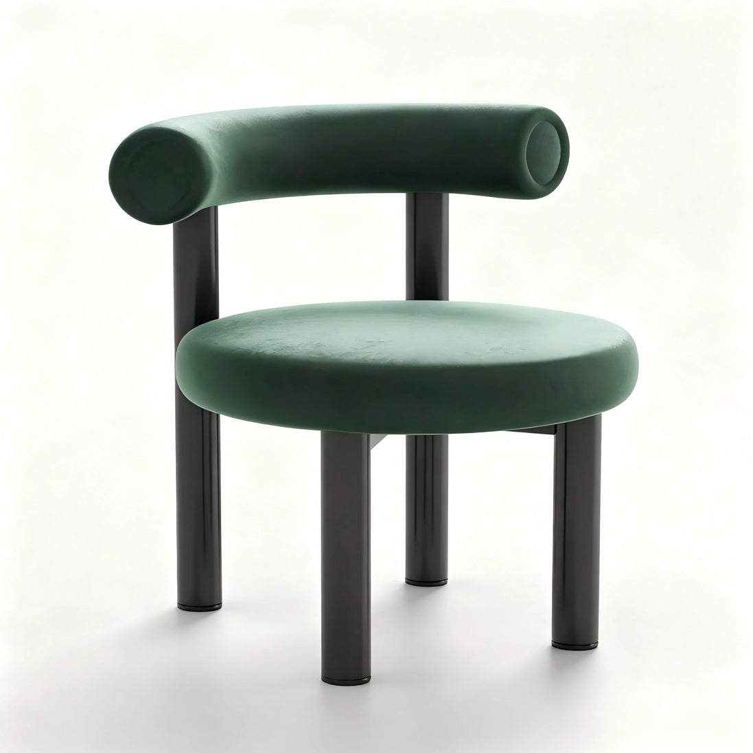 Puwabi X3157 geometric sculptural leisure chair with modern design and sleek shape, shown in a contemporary setting.