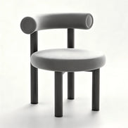 Puwabi X3157 geometric sculptural leisure chair with modern design and smooth surface, ideal for contemporary interior spaces.